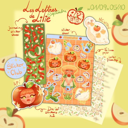 Mail Club - Stickers Club Lilie Doigts de Fée
