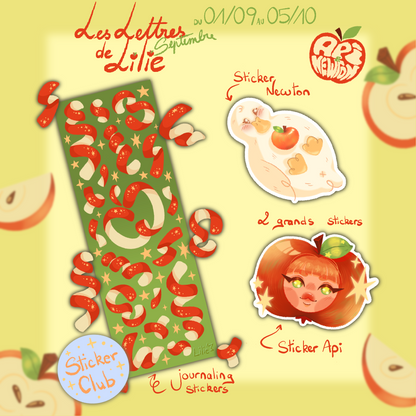 Mail Club - Stickers Club Lilie Doigts de Fée