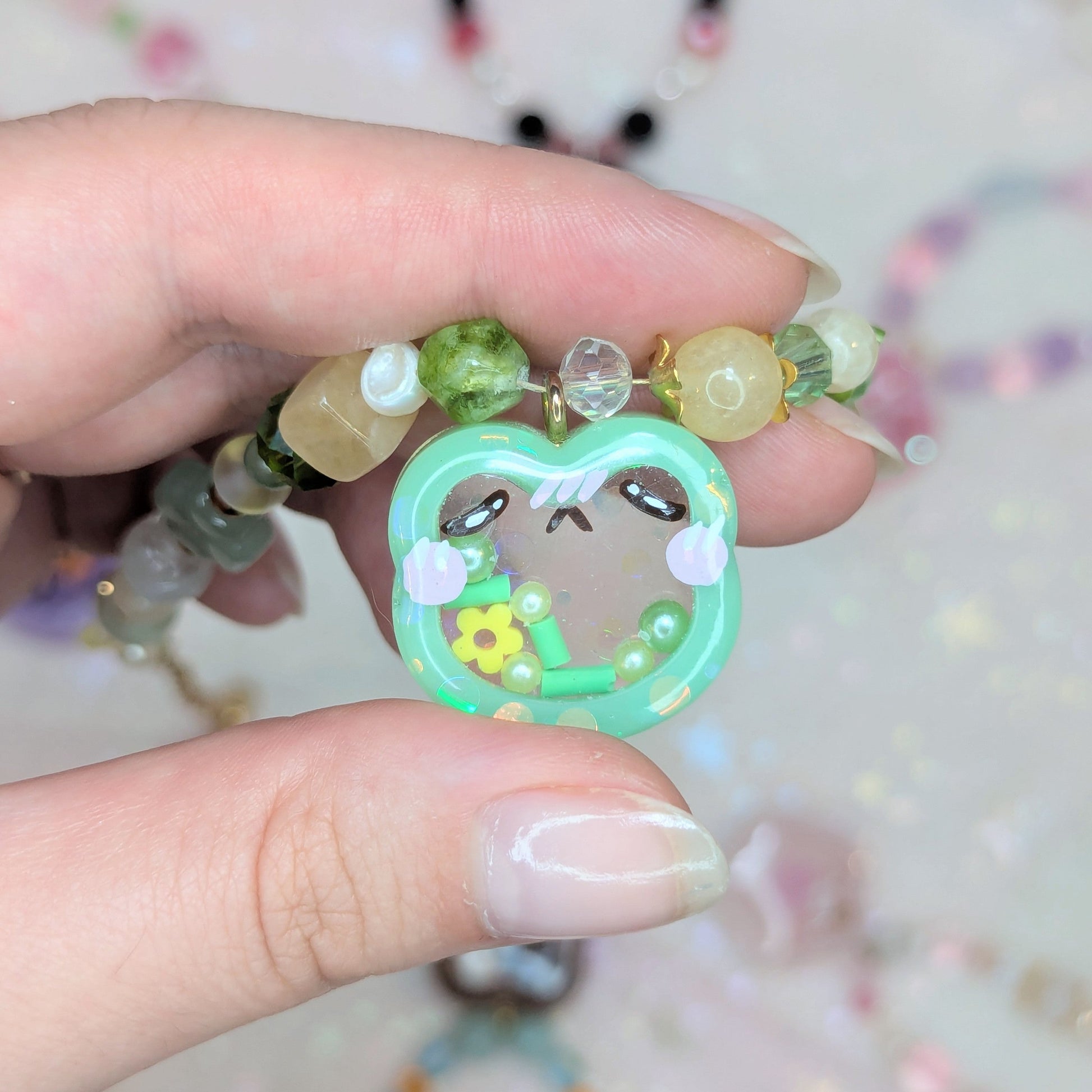 Collier Grenouille Lilie Doigts de Fée