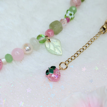 Collier Ourson Fraise Ma boutique