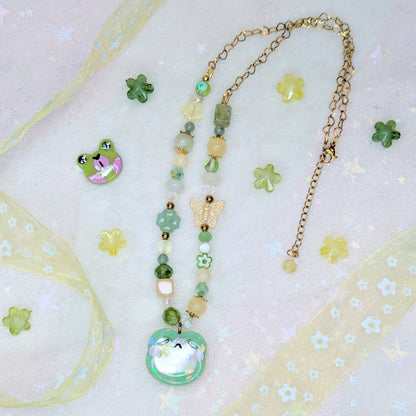 Collier Grenouille Lilie Doigts de Fée