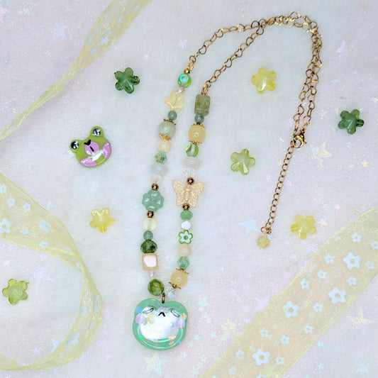 Collier Grenouille Lilie Doigts de Fée
