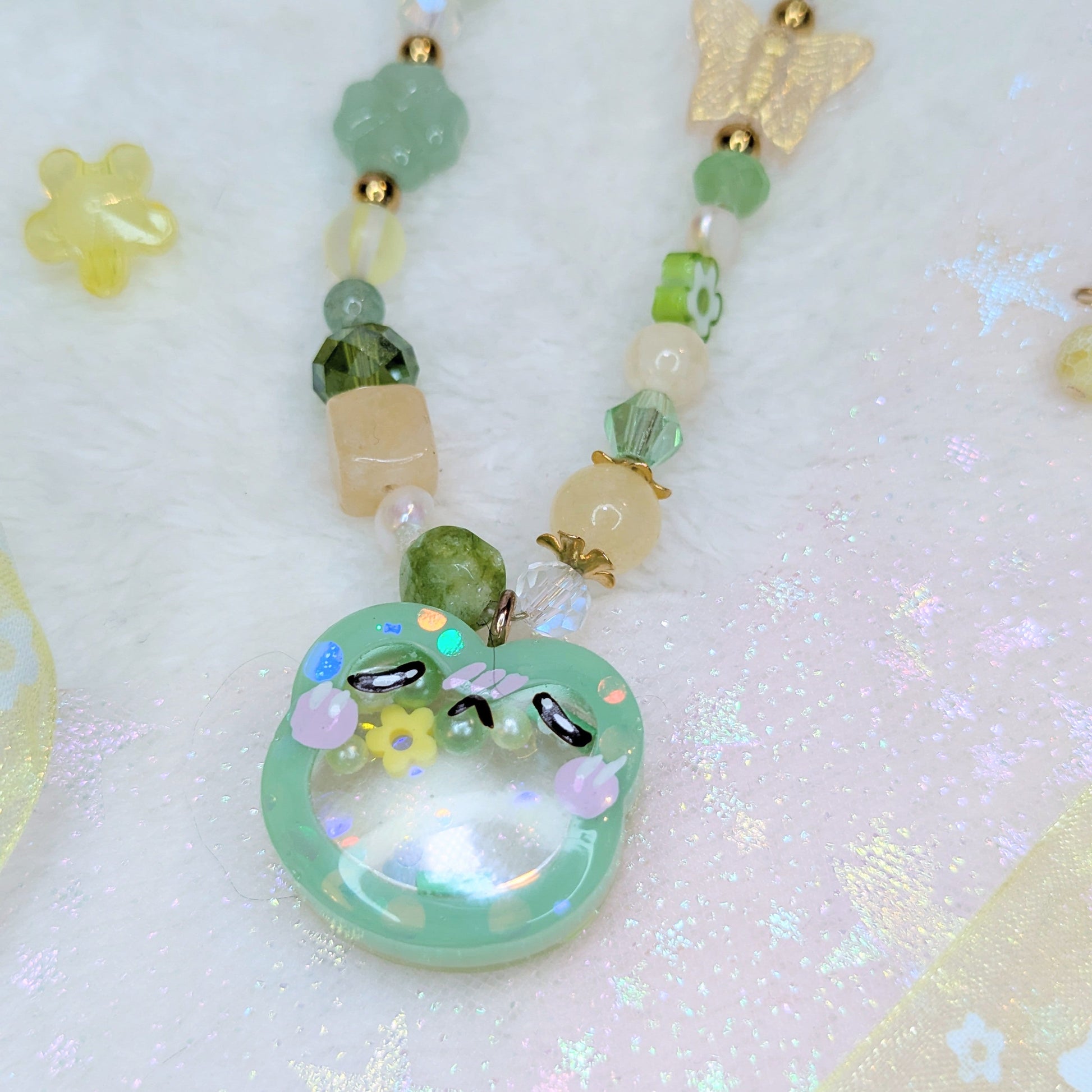 Collier Grenouille Lilie Doigts de Fée