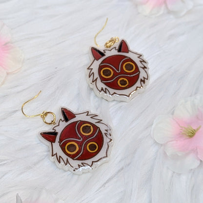 Boucles Masque Guerrière Lilie Doigts de Fée