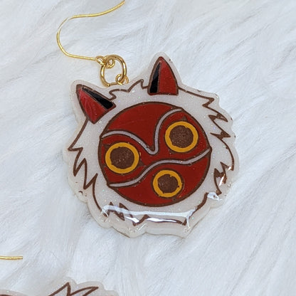 Boucles Masque Guerrière Lilie Doigts de Fée