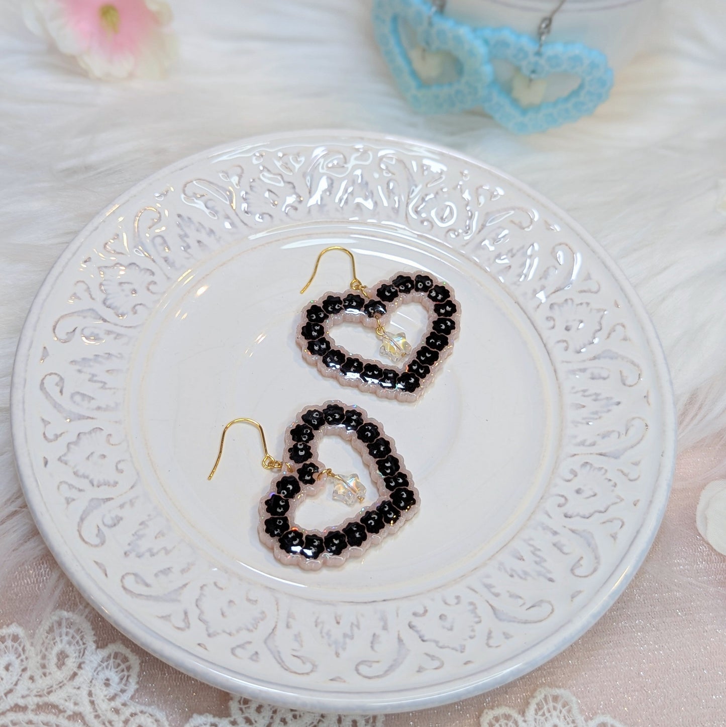 Boucles Noiraude Coeur Lilie Doigts de Fée