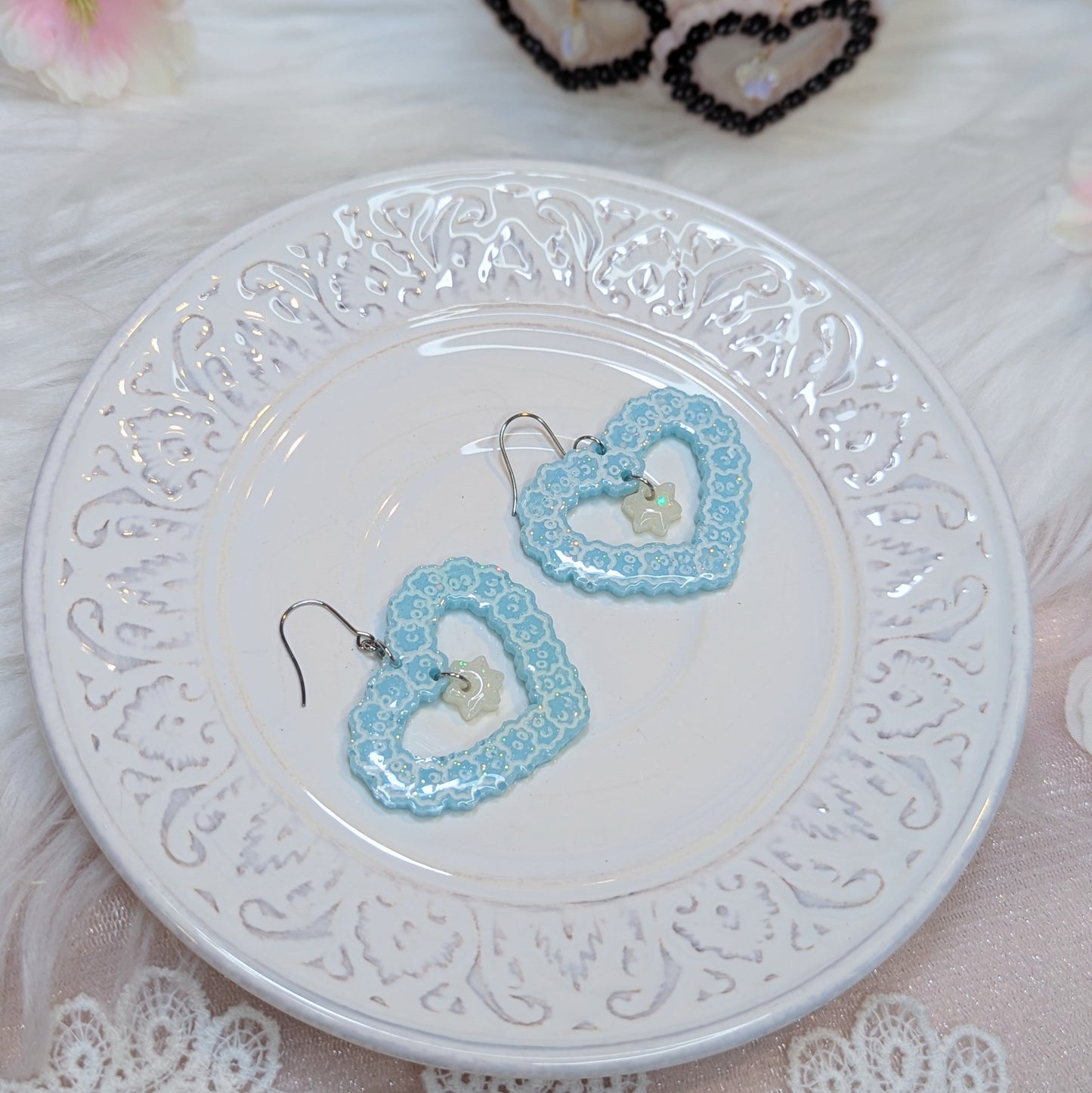 Boucles Noiraude Coeur Lilie Doigts de Fée