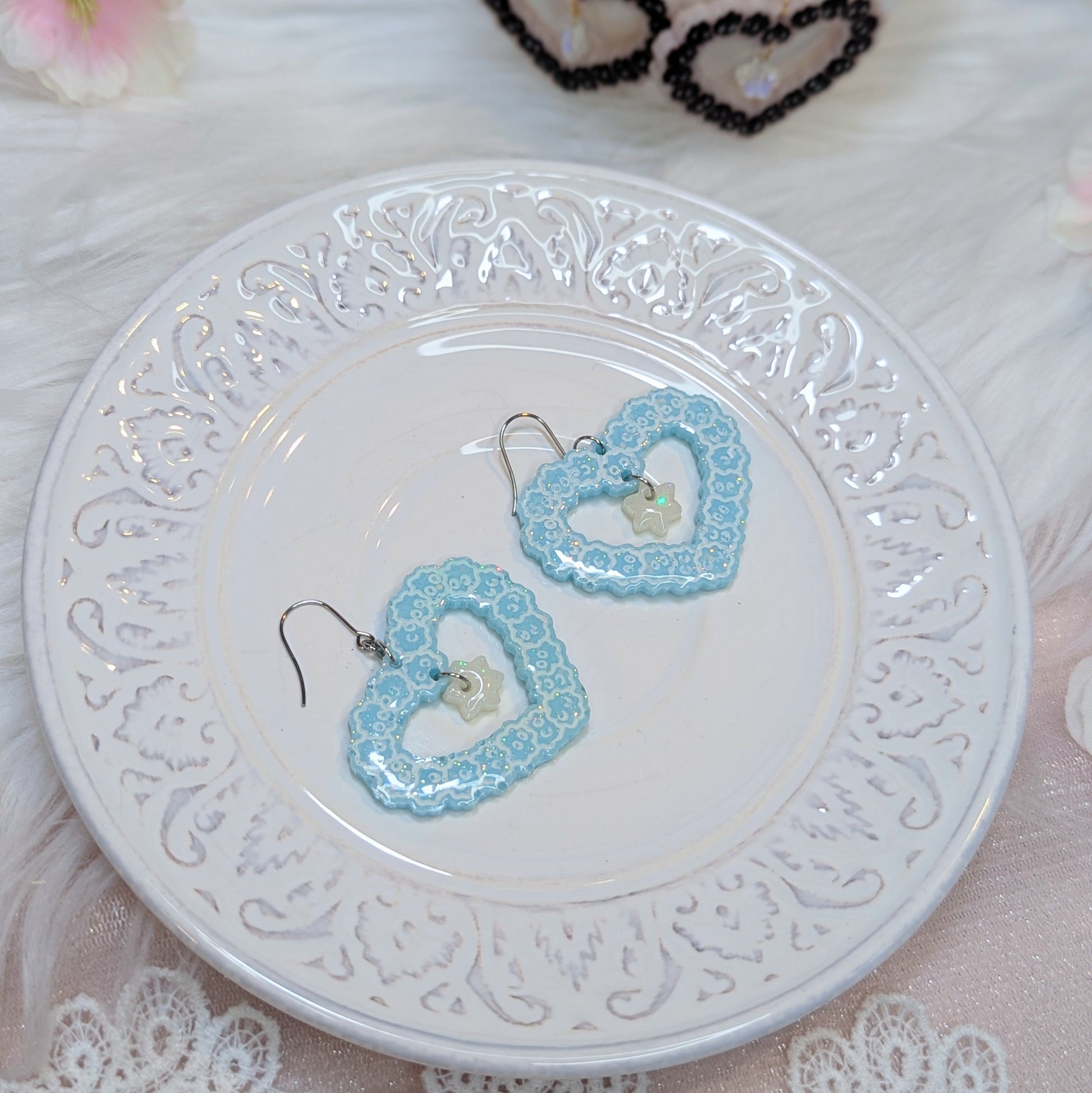 Boucles Noiraude Coeur Lilie Doigts de Fée