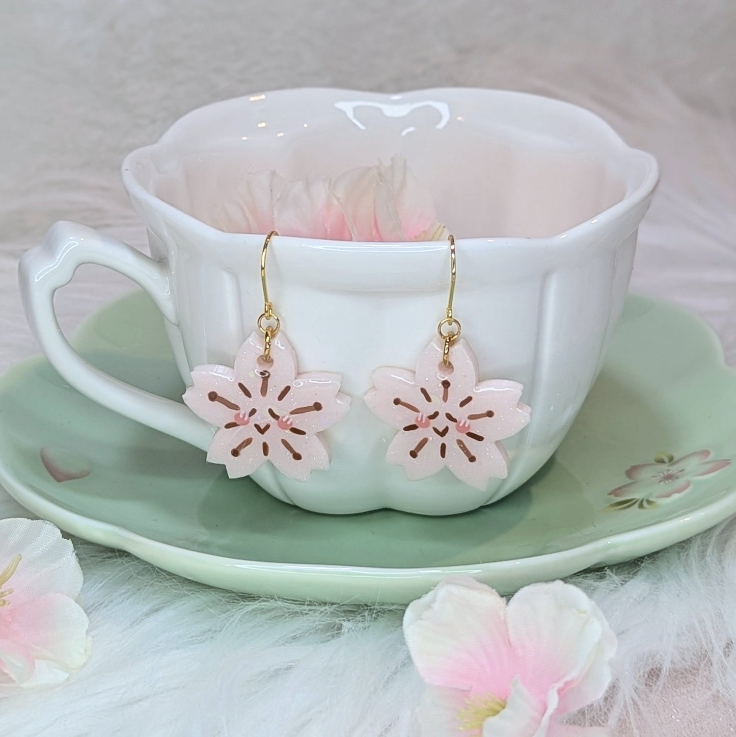 Boucles Sakura Lilie Doigts de Fée