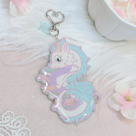 Porte-clés Dragon de Rivière Lilie Doigts de Fée