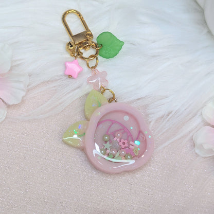 Porte-clés Rose Lilie Doigts de Fée