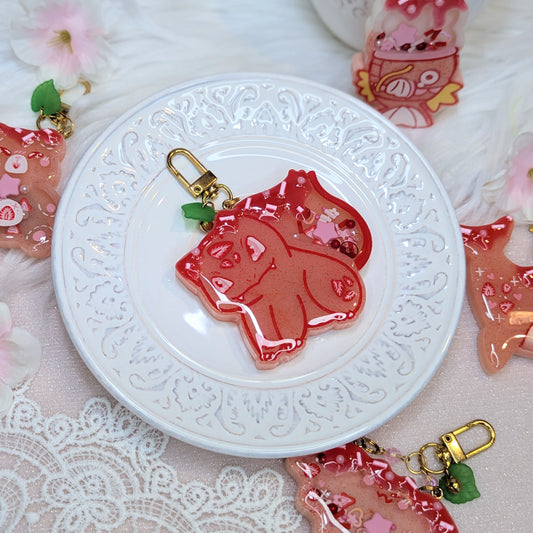 Porte-clés Cookies Fraise / Bulbi Lilie Doigts de Fée