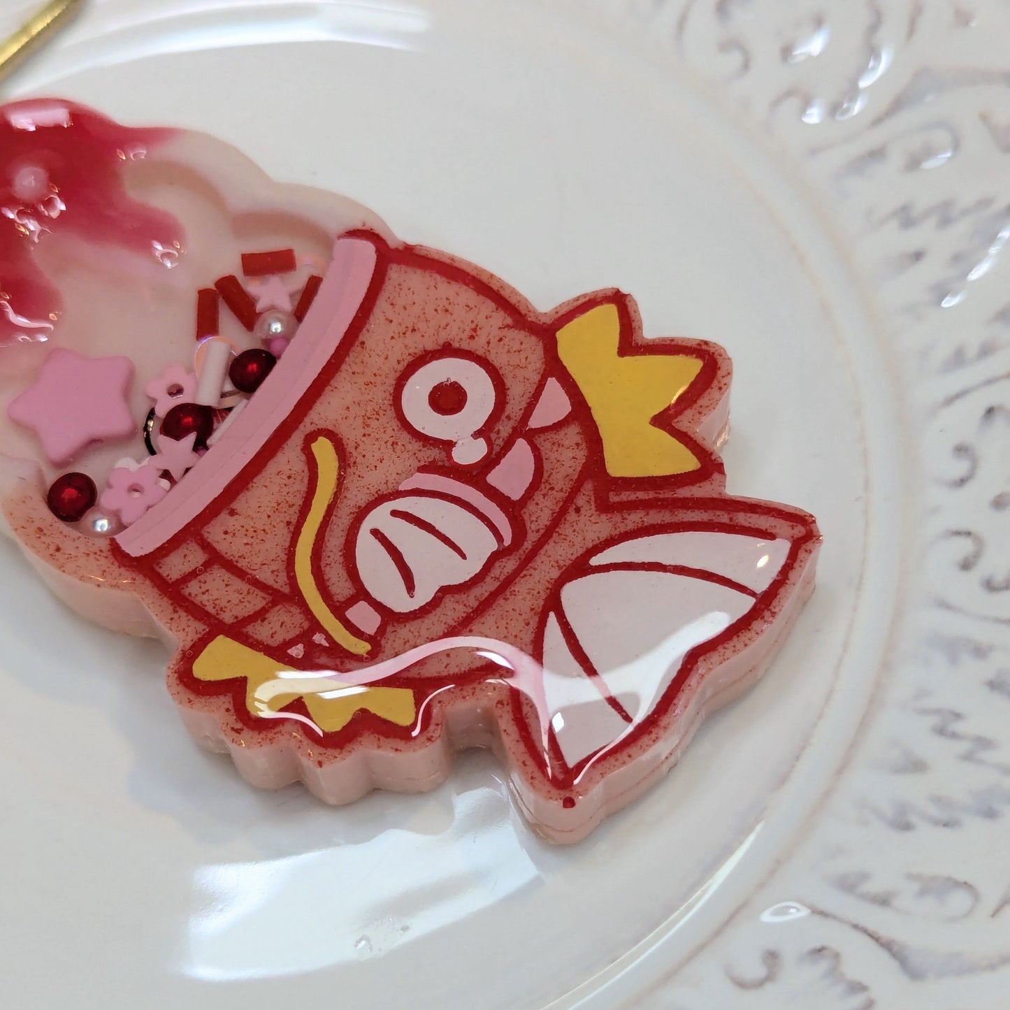 Porte-clés Cookies Fraise / Takoyaki Lilie Doigts de Fée