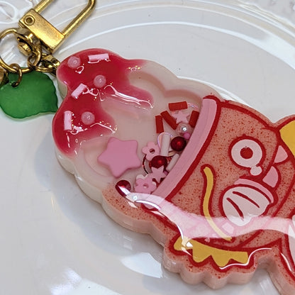 Porte-clés Cookies Fraise / Takoyaki Lilie Doigts de Fée