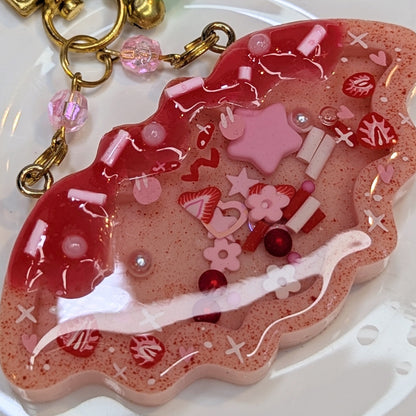 Porte-clés Cookies Fraise / Chauve-souris Lilie Doigts de Fée