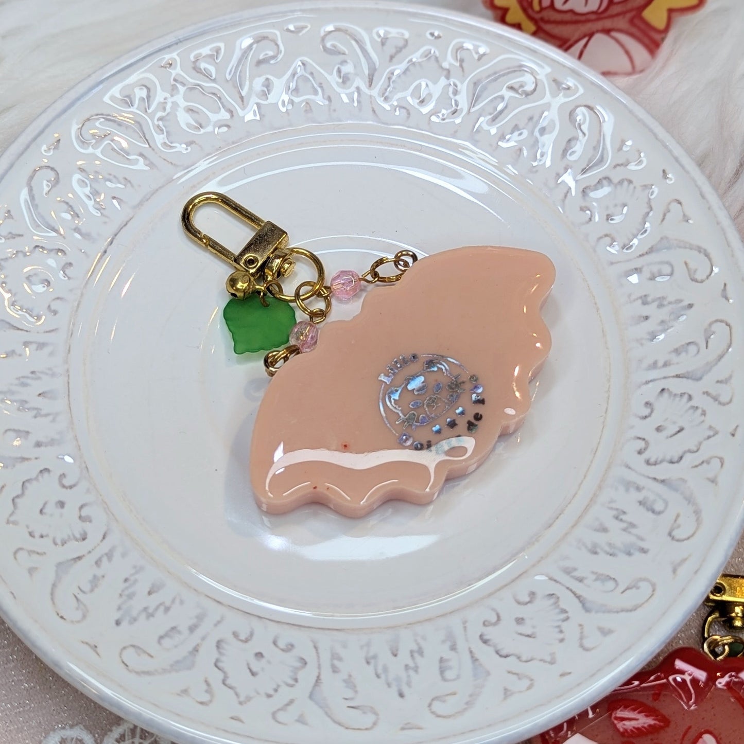 Porte-clés Cookies Fraise / Chauve-souris Lilie Doigts de Fée
