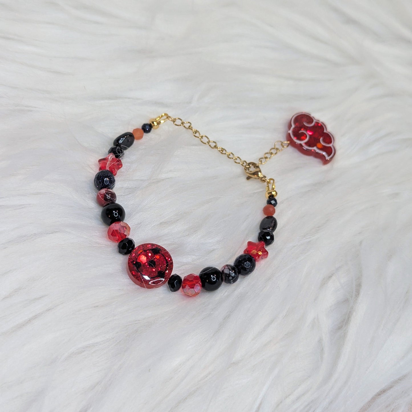 Bracelet Pupille Ninja Rouge Lilie Doigts de Fée