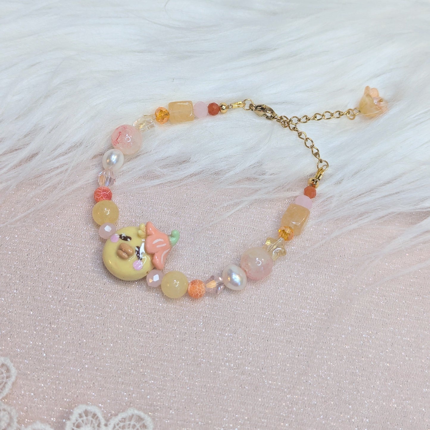 Bracelet Canard Fleur Lilie Doigts de Fée