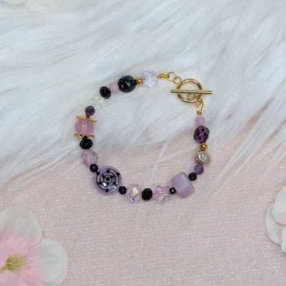 Bracelet Pupille Ninja Violet Lilie Doigts de Fée