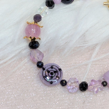 Bracelet Pupille Ninja Violet Lilie Doigts de Fée