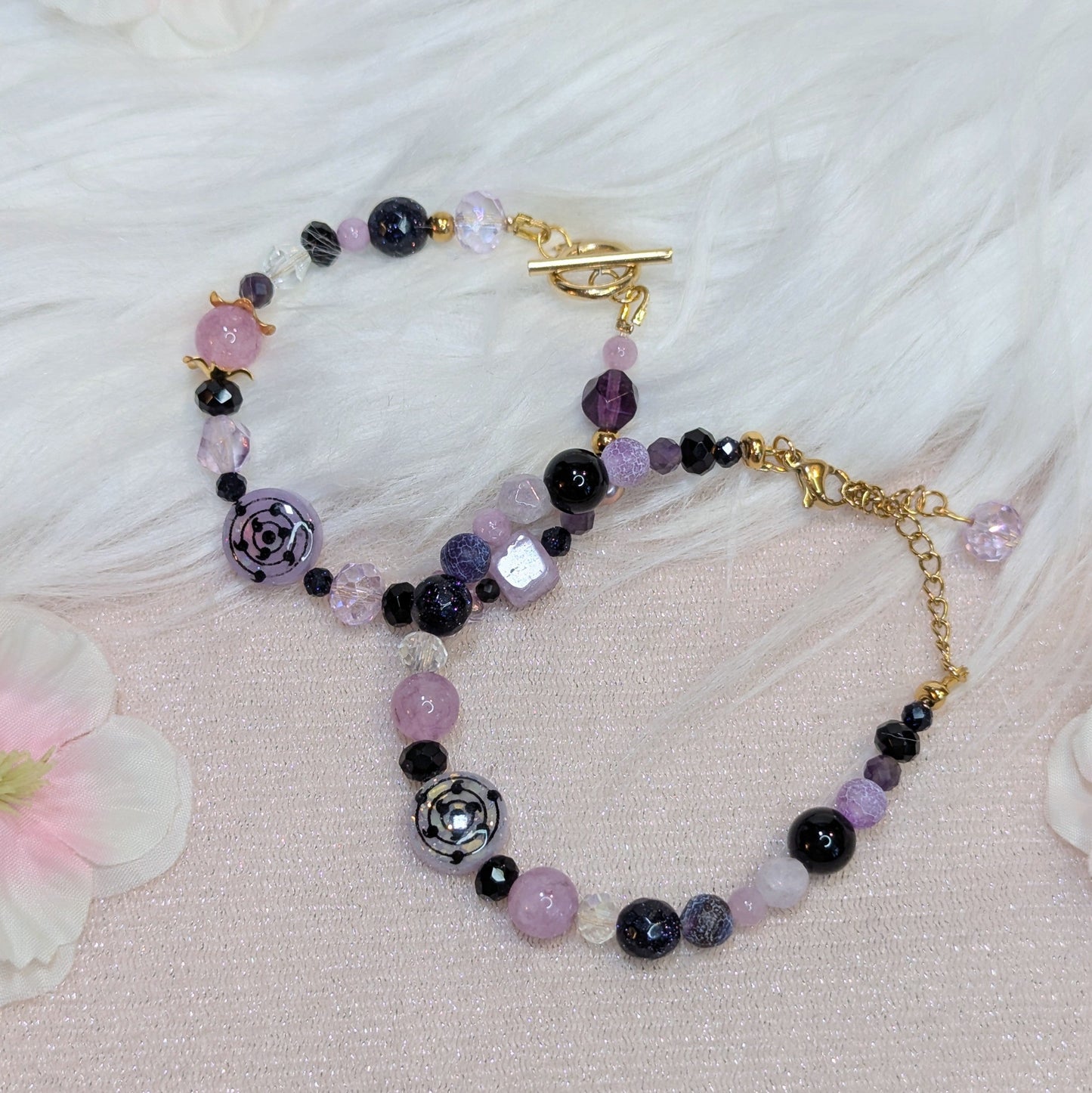 Bracelet Pupille Ninja Violet Lilie Doigts de Fée
