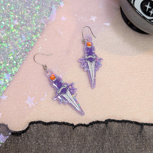 Boucles Dagues Araignées Lilie Doigts de Fée