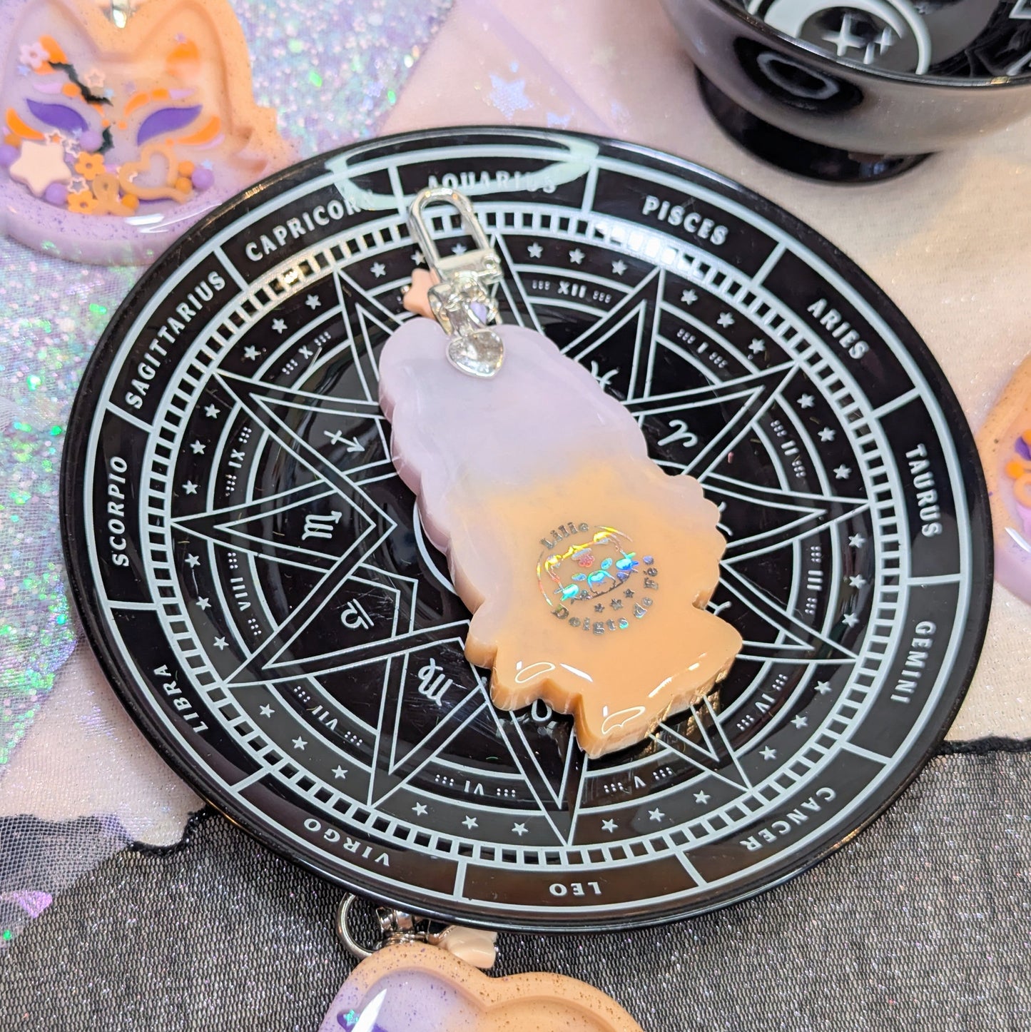 Porte-clés Cookies Spooky / Takoyaki Lilie Doigts de Fée