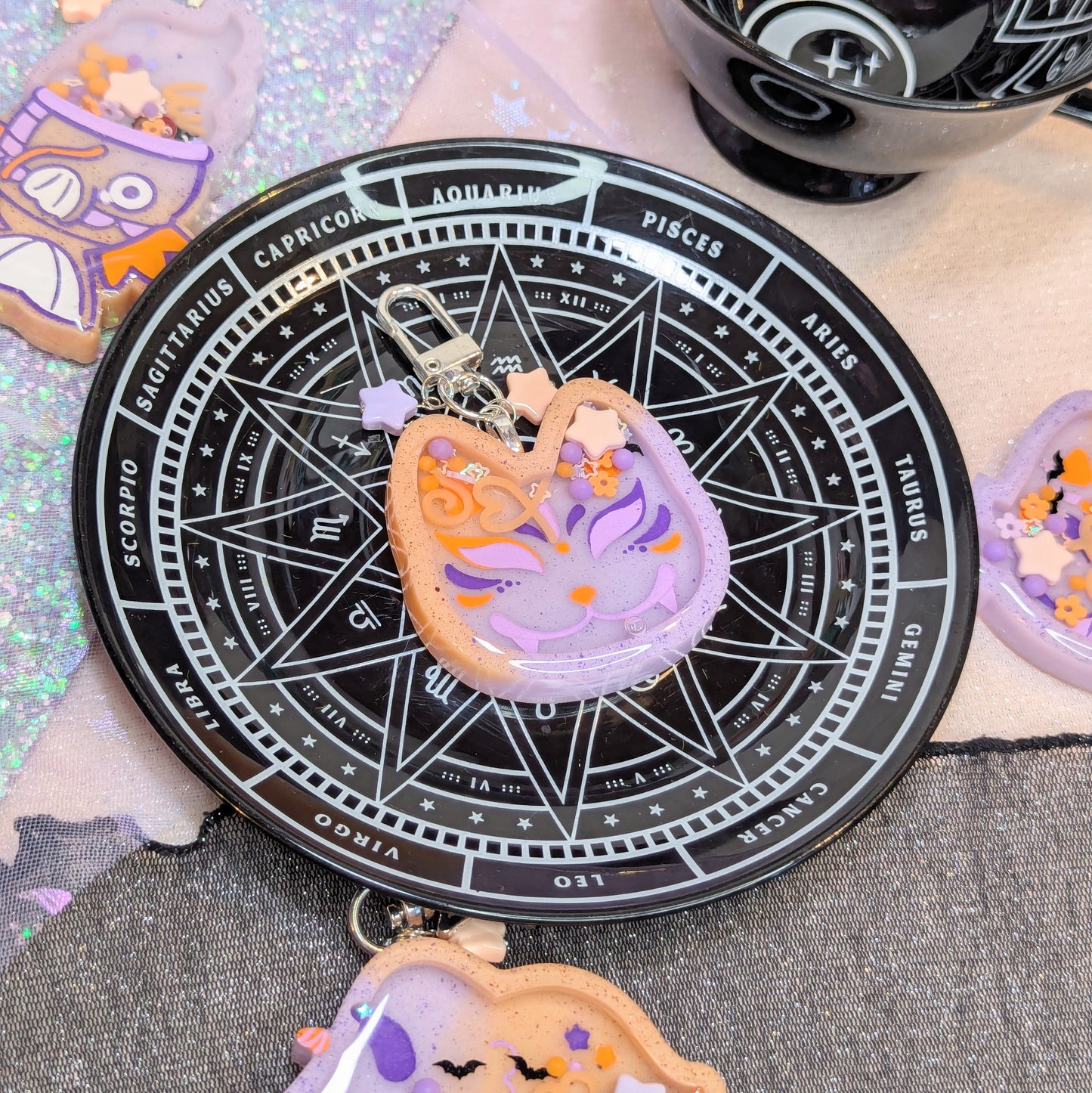 Porte-clés Cookies Spooky / Kitsune Lilie Doigts de Fée