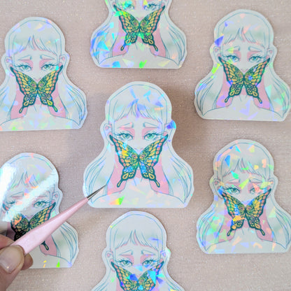 Sticker Butterflies / Iwazaru Lilie Doigts de Fée