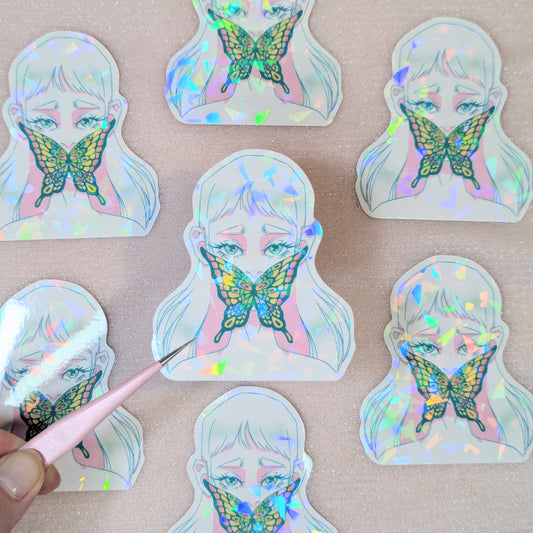 Sticker Butterflies / Iwazaru Lilie Doigts de Fée