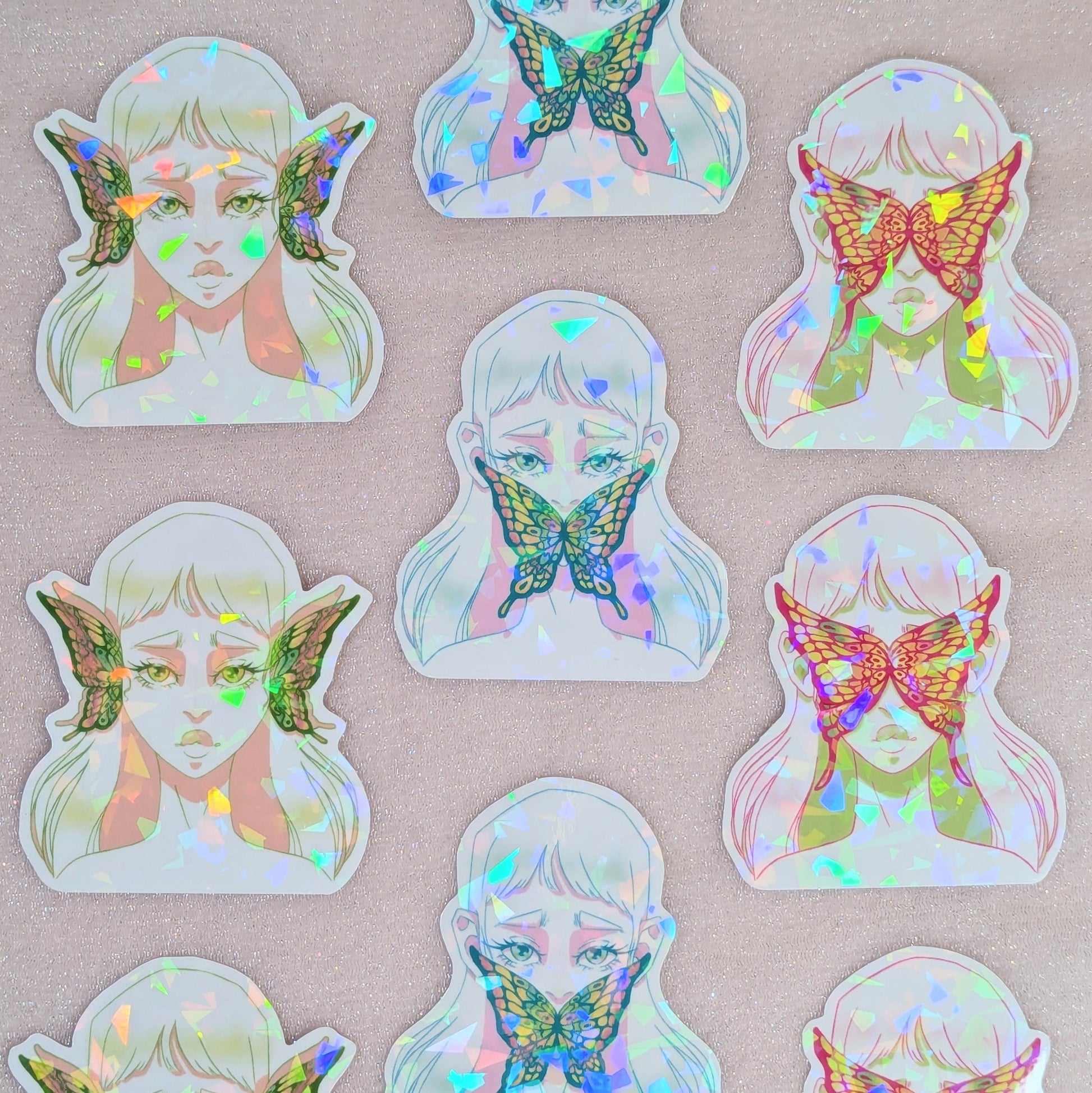 Stickers - The Wise Butterflies PACK de 3 Lilie Doigts de Fée