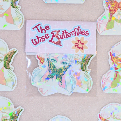 Stickers - The Wise Butterflies PACK de 3 Lilie Doigts de Fée