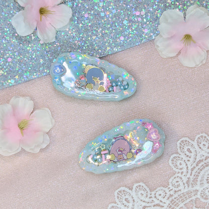 Barrettes Pingouin Lilie Doigts de Fée