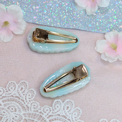 Barrettes Pingouin Lilie Doigts de Fée