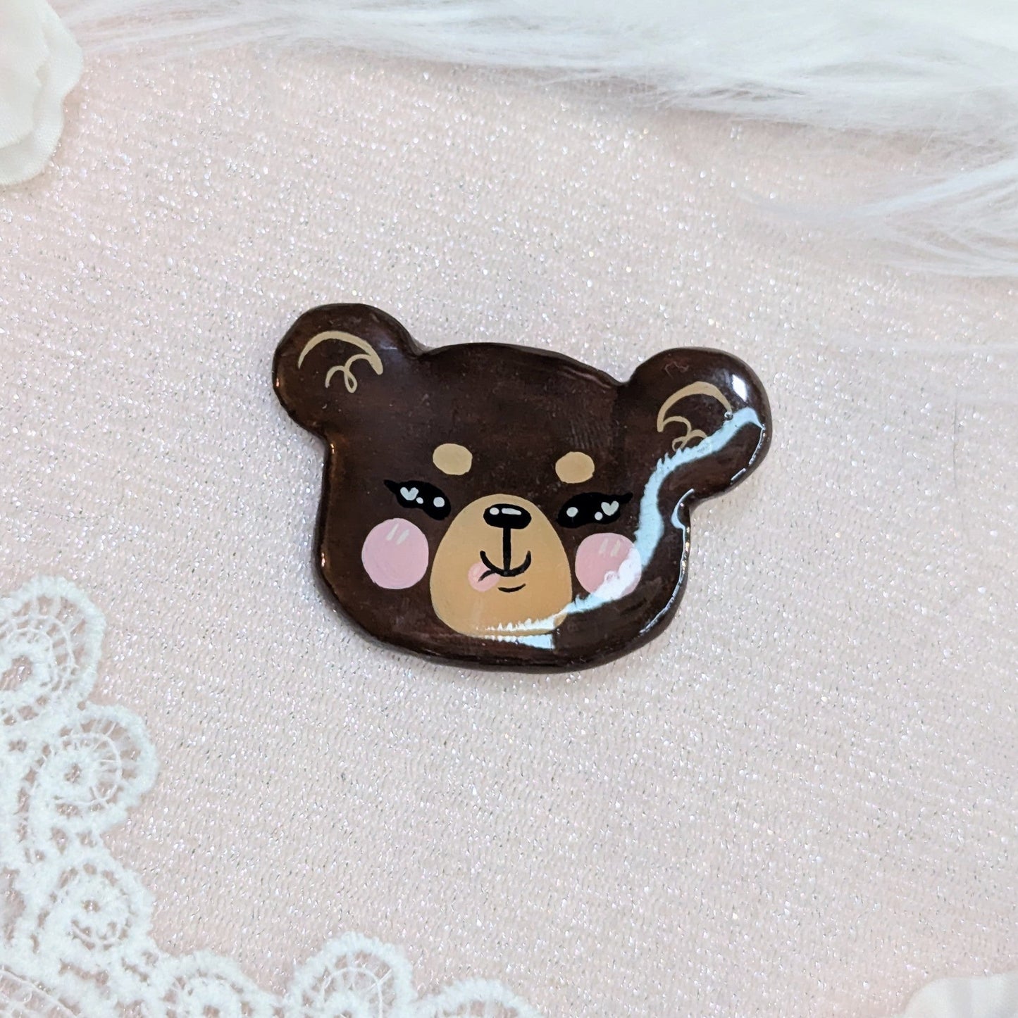 Pin's Ours Lilie Doigts de Fée