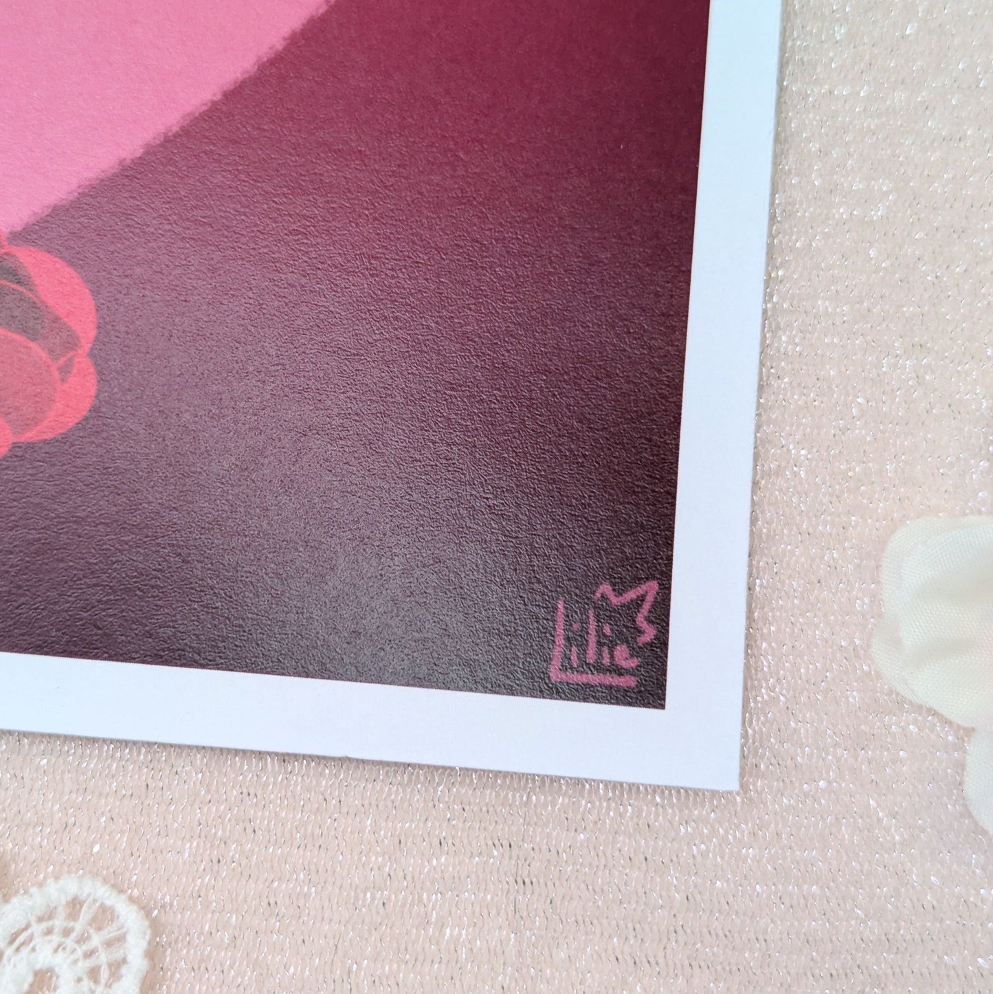Print Valentine Witch Lilie Doigts de Fée