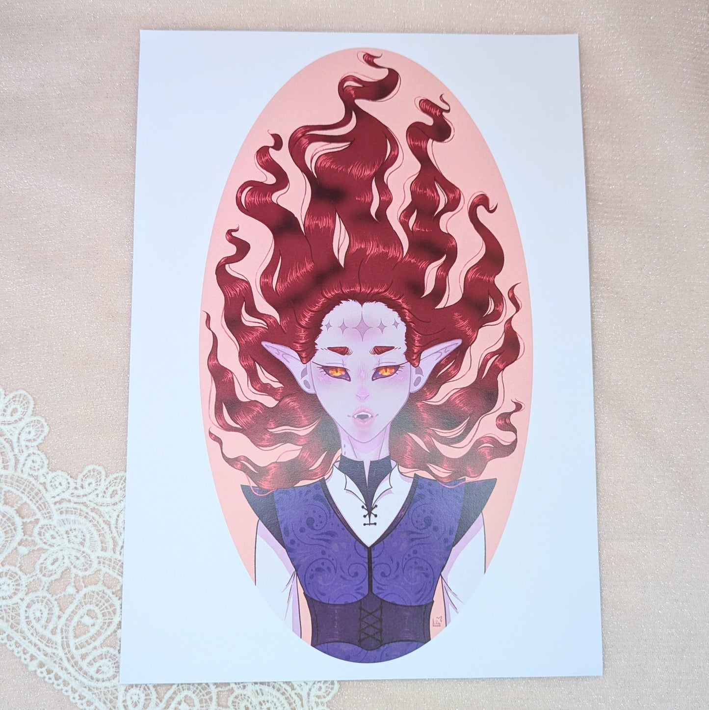 Print Vampire Lilie Doigts de Fée