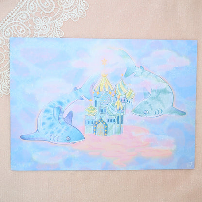 Print Château de Requin Lilie Doigts de Fée