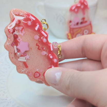 Porte-clés Cookies Fraise / Chauve-souris