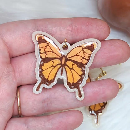 Boucles Papillons Orange